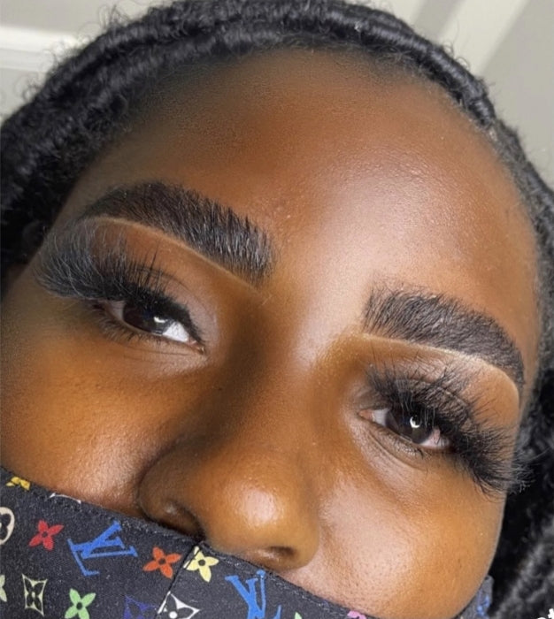 Hybrid Henna Brows  & Cluster Lashes Combo