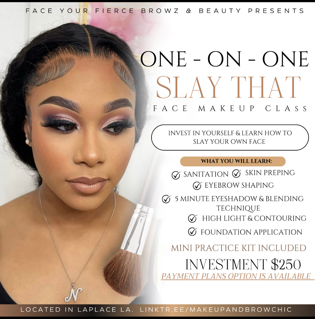 One on One Aspiring Makeup Artist (WITHOUT KIT)