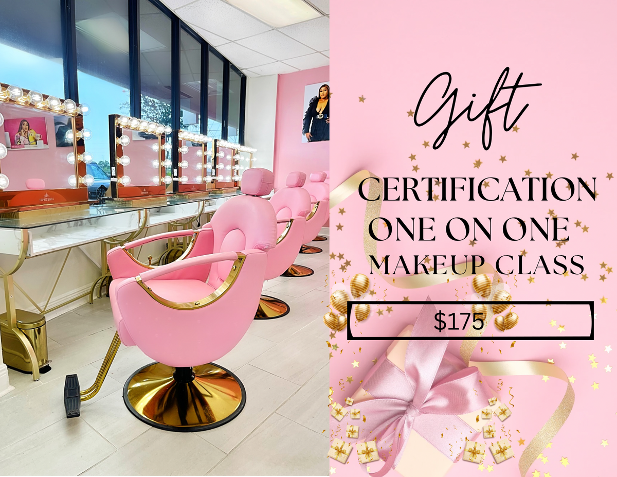 Gift Card For Makeup Class (1 on 1)